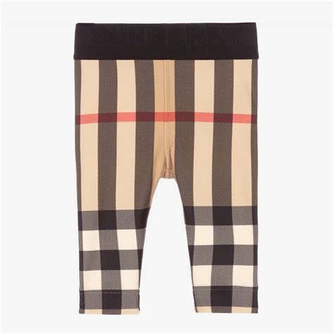 babies burberry leggings